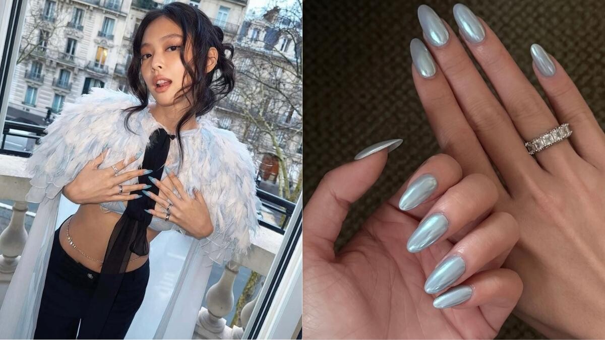 2025夏日美甲推薦「寶寶藍美甲」！8款系列仙氣範本，襯膚又顯白