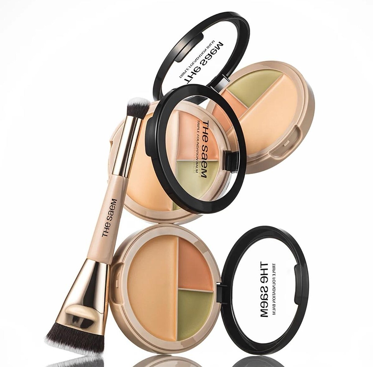 THE SAEM 完美遮瑕三重粉底膏，約NT820