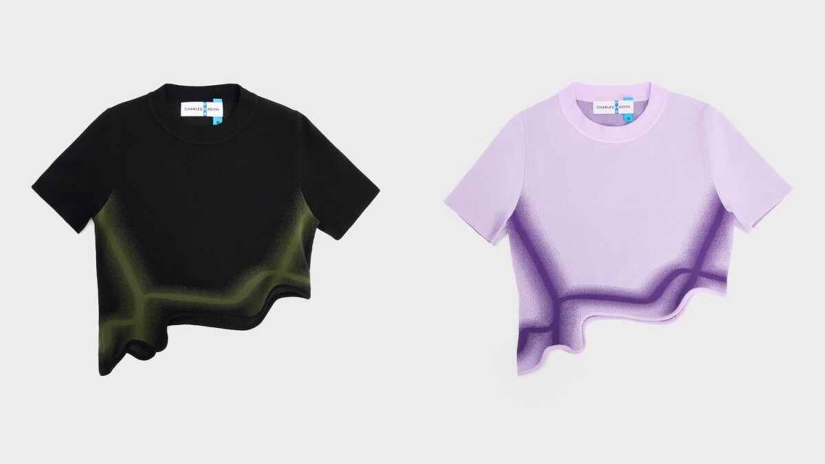 CHARLES & KEITH x PH5 針織波浪邊上衣 NT3,390