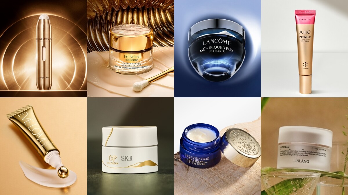  2025眼霜推薦排行榜！抗皺、保濕、淡黑眼圈全攻略