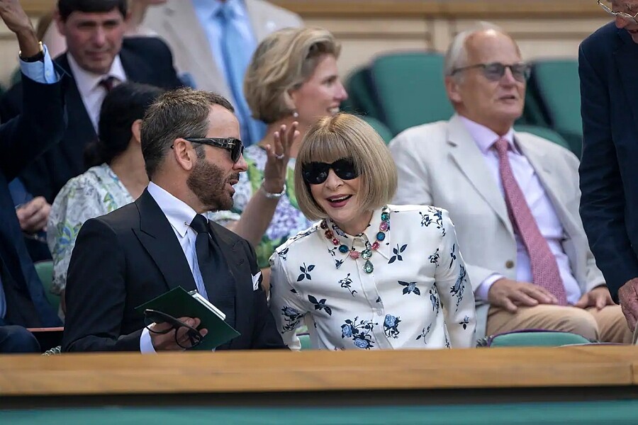 安娜溫圖Anna Wintour、時尚設計師Tom Ford