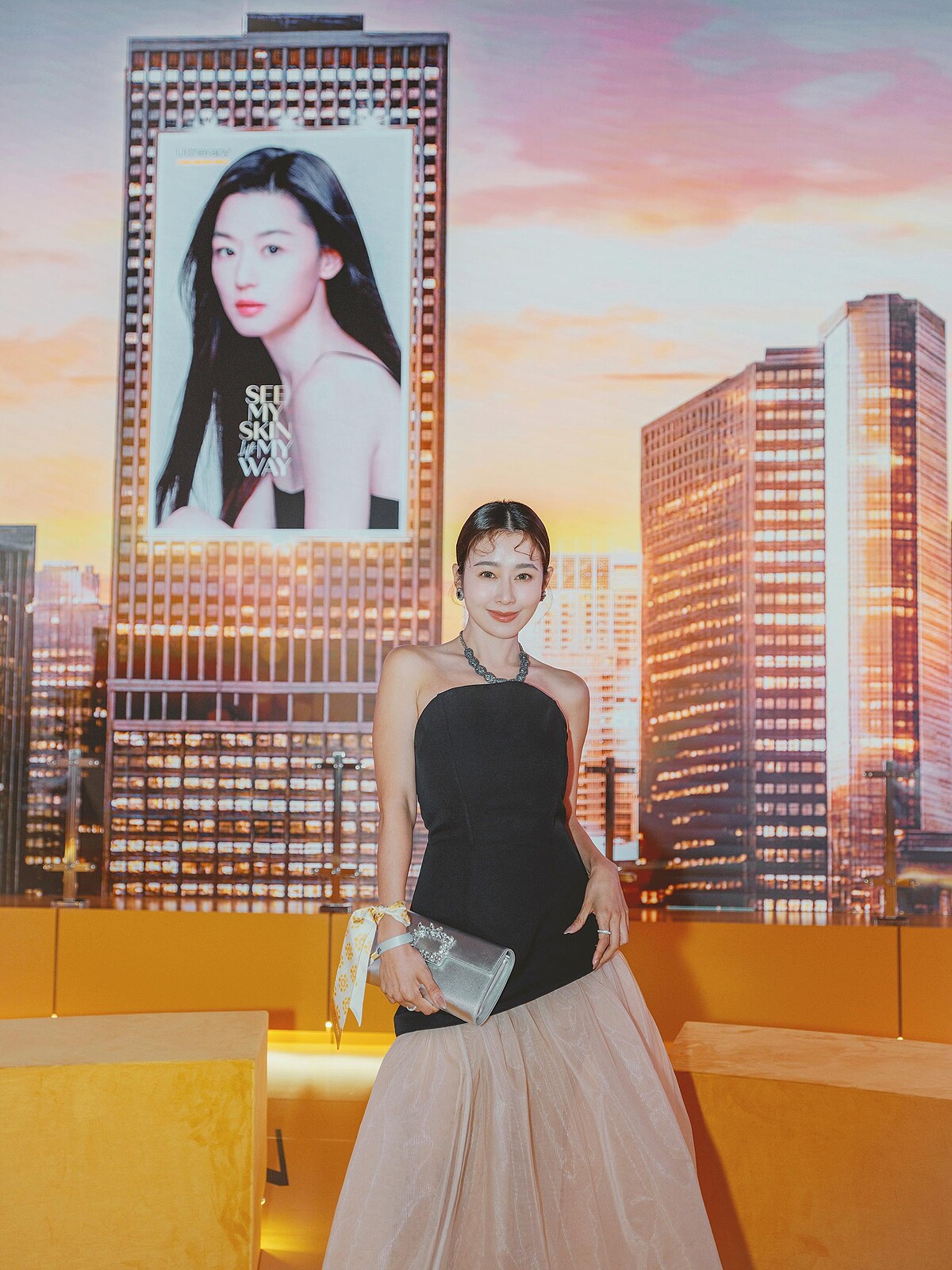 台灣時尚KOL唐葳出席「美國音波 極透+」首爾的亞太區發表會現場