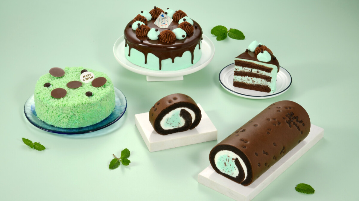 亞尼克薄荷巧克力系列蛋糕與生乳捲
