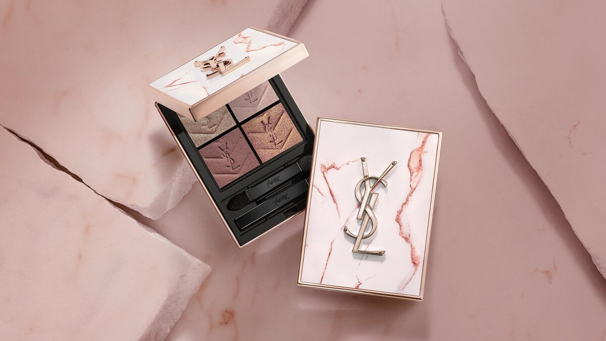 YSL 時尚四色眼影盤 #825心動烙印 NT3,100