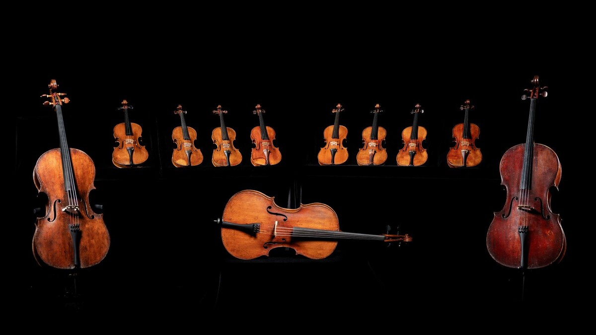 2025奇美音樂節，一口氣祭出11把法國系統名琴，用正宗法國提琴展現經典法式樂章。圖-奇美博物館提供
