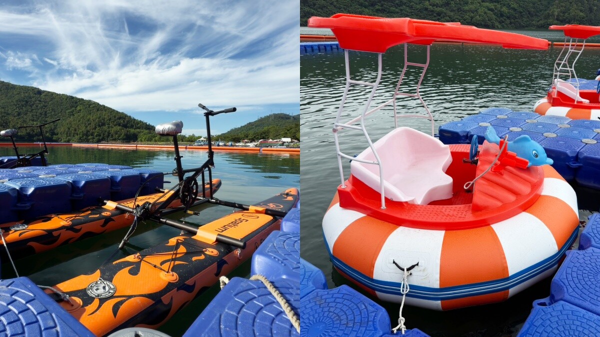 鯉魚潭變身夏日限定水上樂園