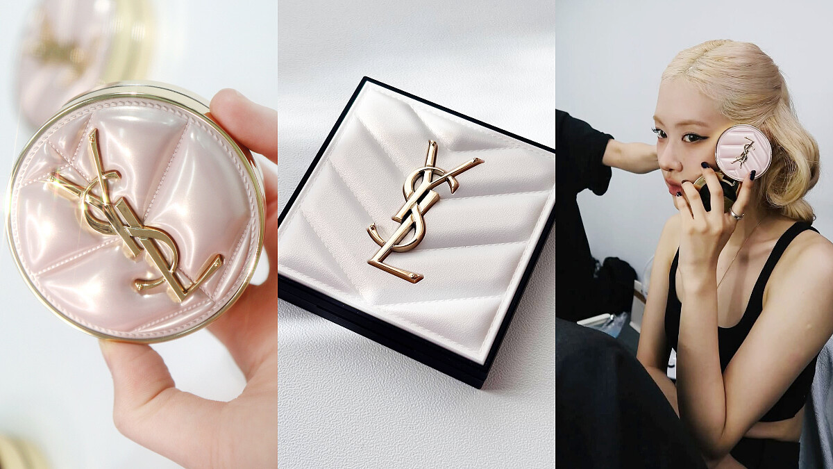 愛慘ROSÉ同款！會呼吸感的水光底妝，YSL今夏絕美新品粉雲朵氣墊、立體打亮餅，一抹成原生粉光肌，立志要做自帶高級光的清透美人！