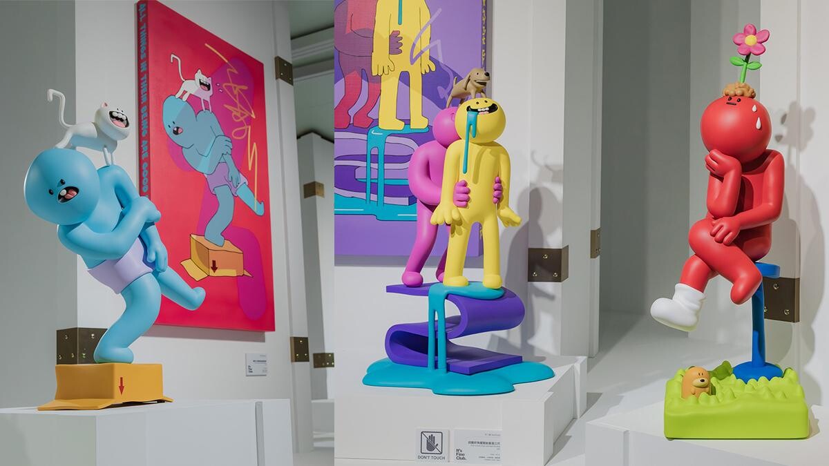 不二良藝術展登場！《It&amp;#039;s Fine Club》沒關係俱樂部以黑色幽默看待人生卡關時刻