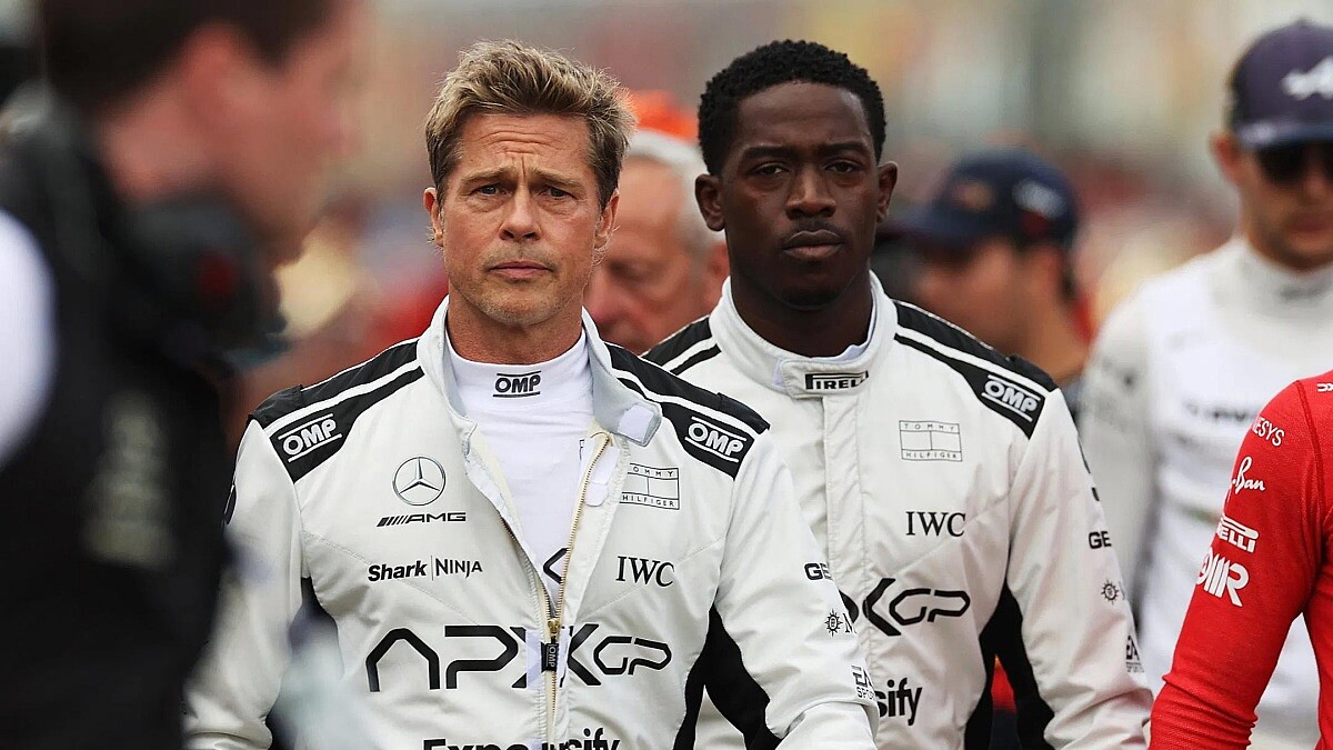 布萊德彼特（Brad Pitt）新電影《F1》熱影中。