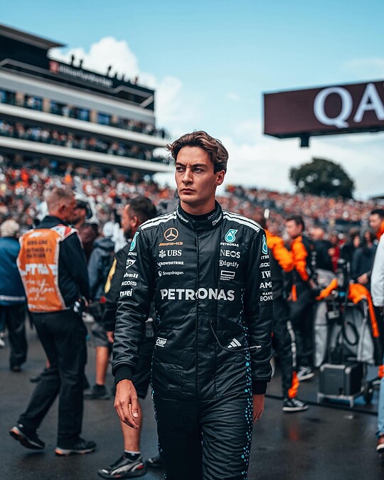 喬治・羅素（George Russell）有貴族般的風範。