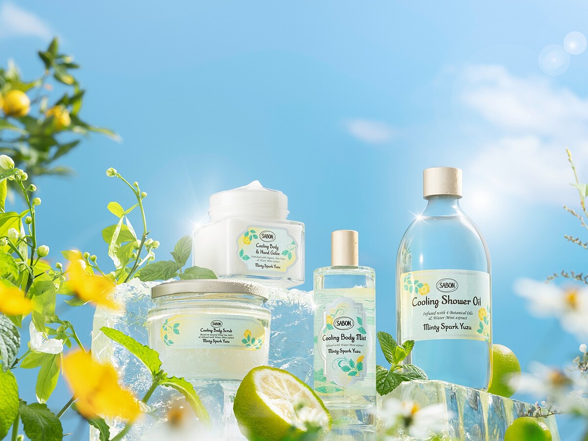 SABON沁柚莫西多限量系列主視覺。