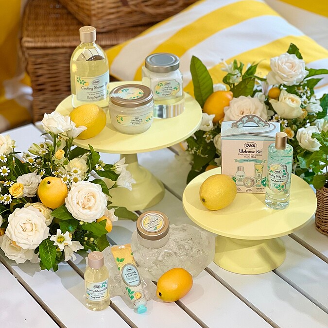 SABON沁柚莫西多限量系列實品照。