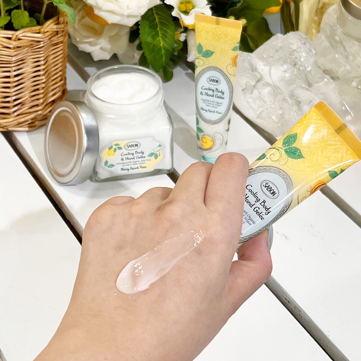 SABON沁柚莫西多保濕護手身體凝凍30ml，NT480、200ml，NT1,580