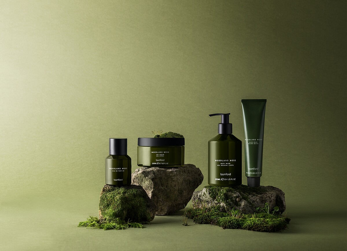 Bamford木苔身體保養系列形象圖。