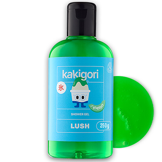 LUSH哈密瓜刨冰沐浴露110g，NT400、260g，NT800、540g，NT1,300