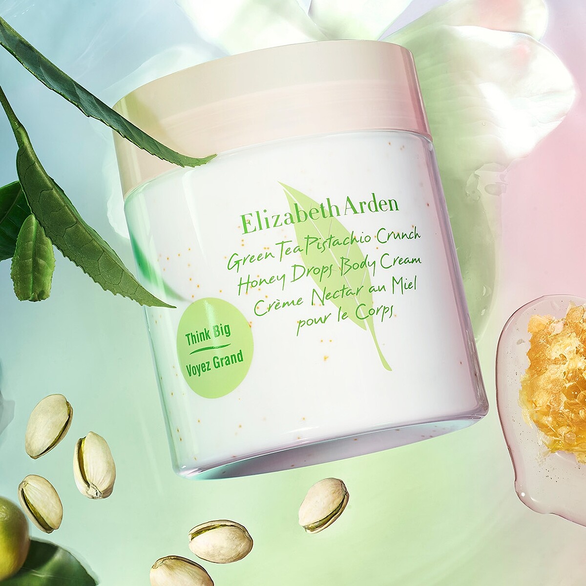 伊麗莎白雅頓綠茶開心果蜜滴舒體霜500ml，NT1,800