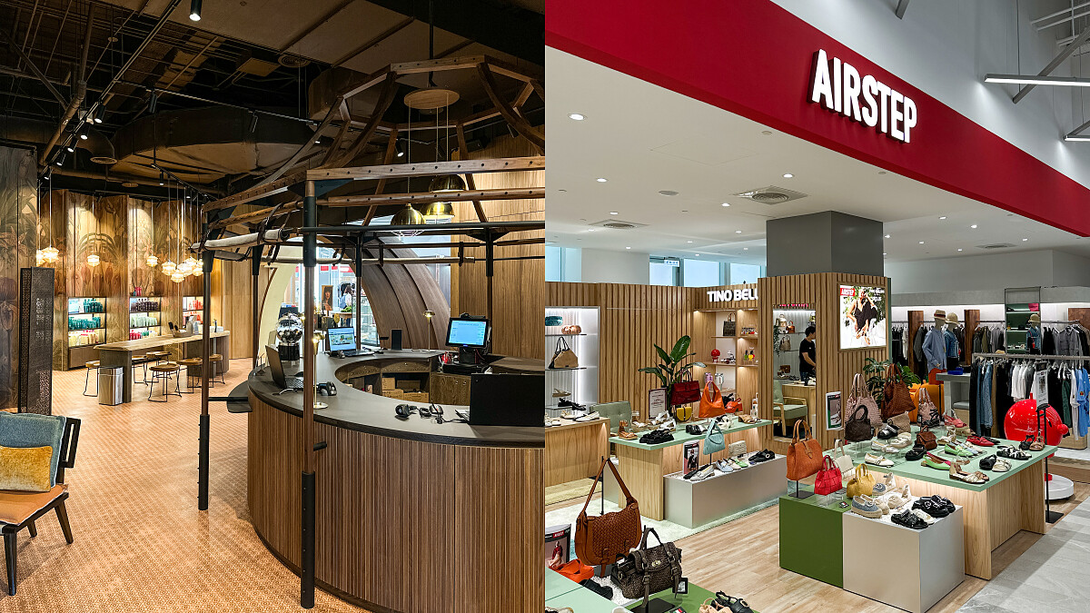 DREAM PLAZA 2F AVEDA信義獨家概念店、歐洲精品女鞋複合店AirStep