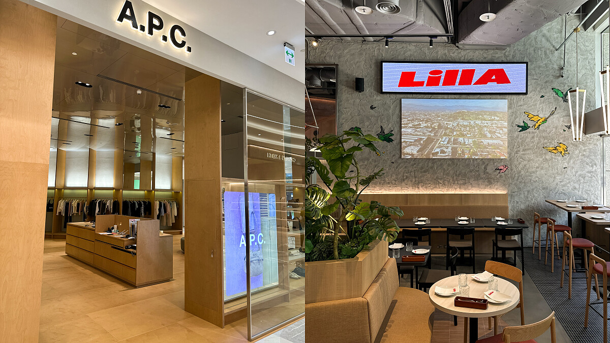 DREAM PLAZA 1F A.P.C.信義區全新形象店、LillA