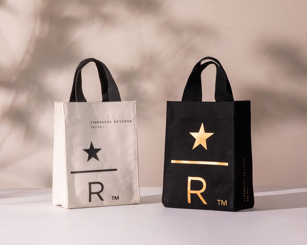 星巴克DREAM PLAZA門市限定商品：典藏帆布小禮袋提袋