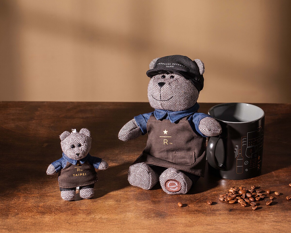 星巴克DREAM PLAZA門市限定商品：典藏咖啡大師熊寶寶