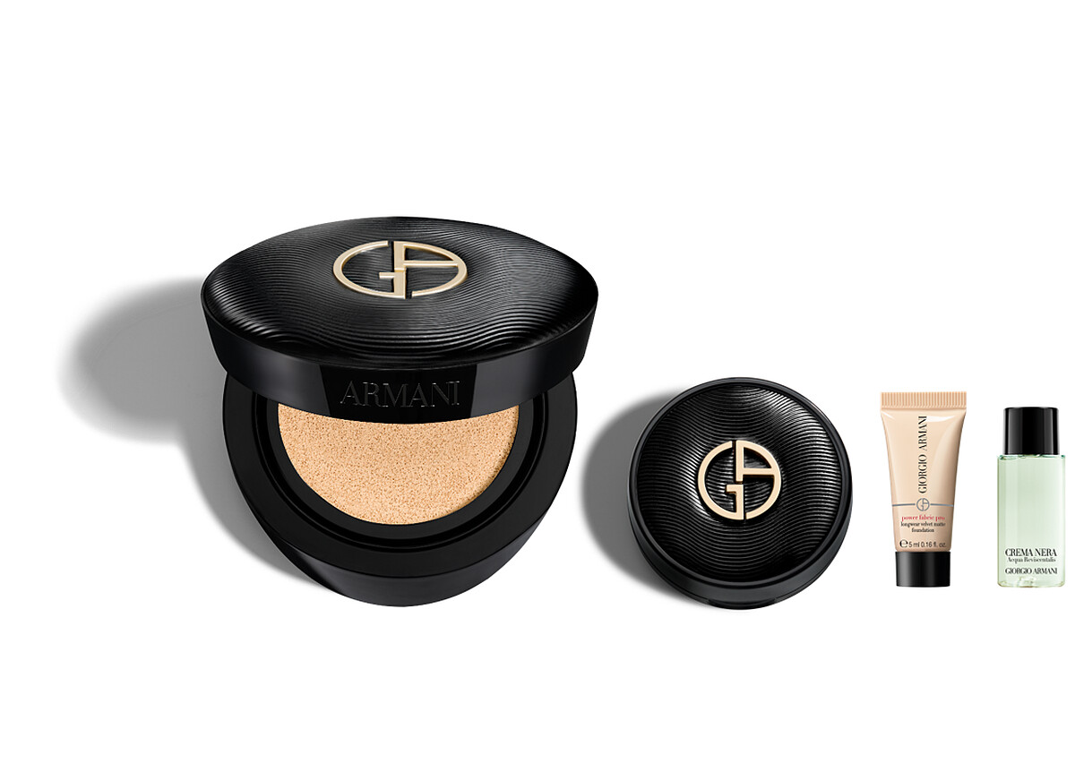 ▴Armani Beauty|「訂製奢潤緞光氣墊粉餅」8/1至8/7上市禮遇組