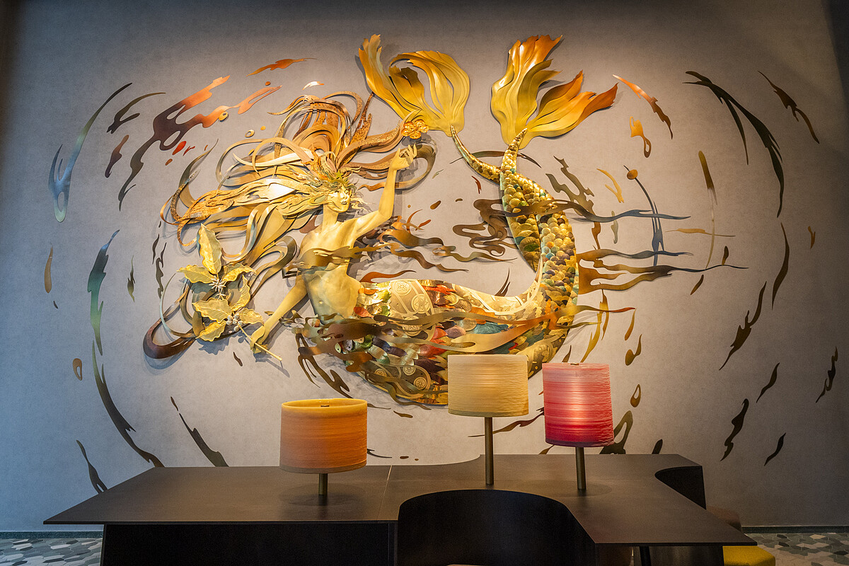 星巴克DREAM PLAZA門市展出的國際藝術家作品