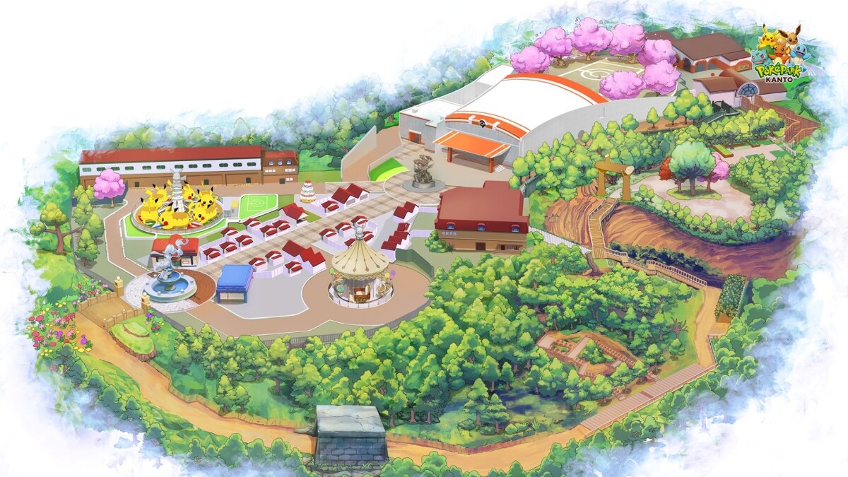 PokéPark KANTO園區地圖
