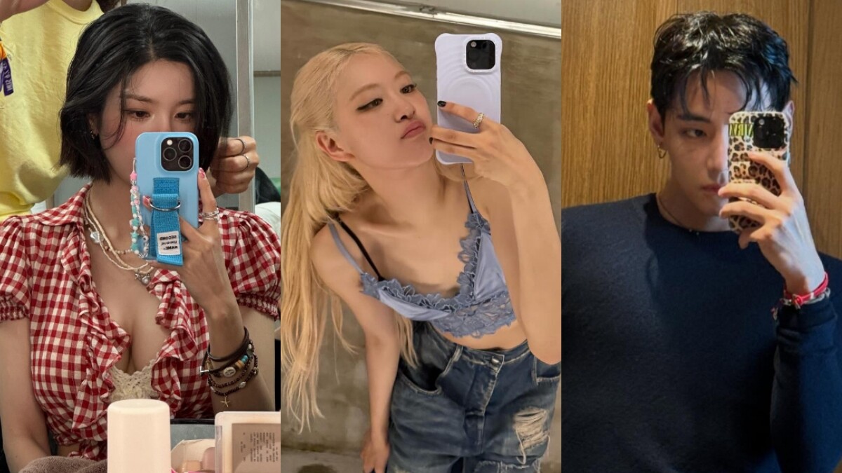 最好入手的同款！7位韓星熱搜手機殼推薦：ROSÉ波紋殼愛到包色、金泰亨豹紋款萌翻了