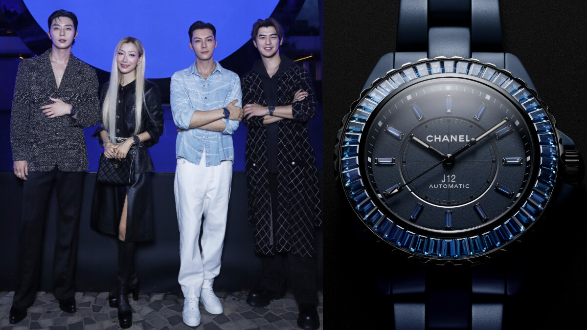 朴敘俊、陳柏霖、鄭秀文齊聚香港Chanel J12 Bleu藍色之夜揭開香奈兒全新神秘藍哲學