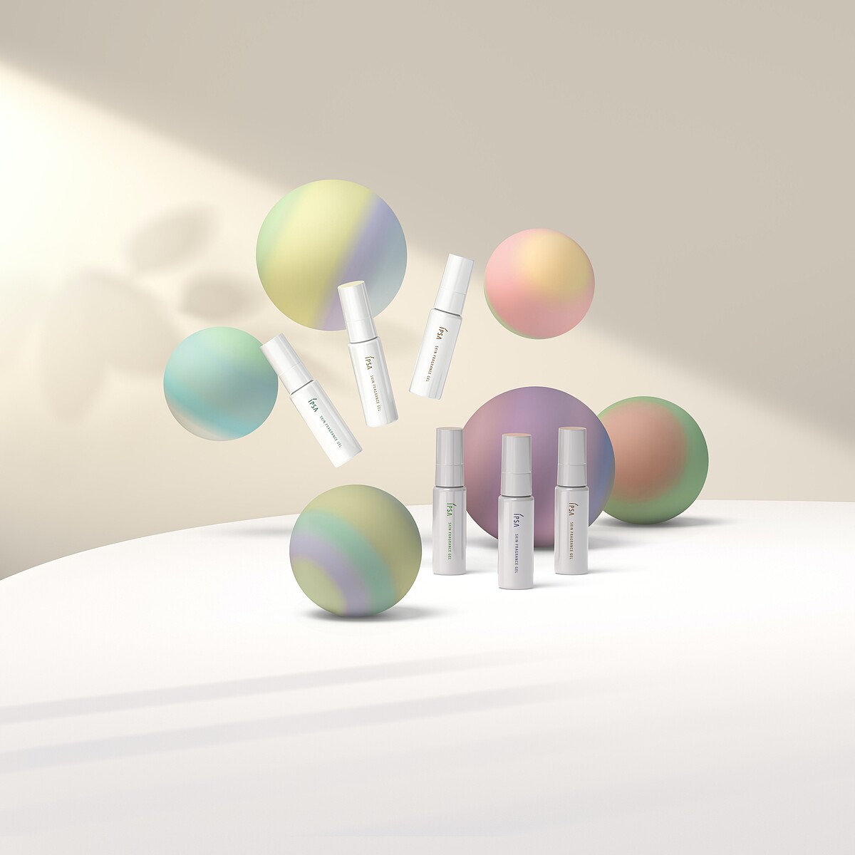 IPSA平衡保養調香凝膠形象圖。