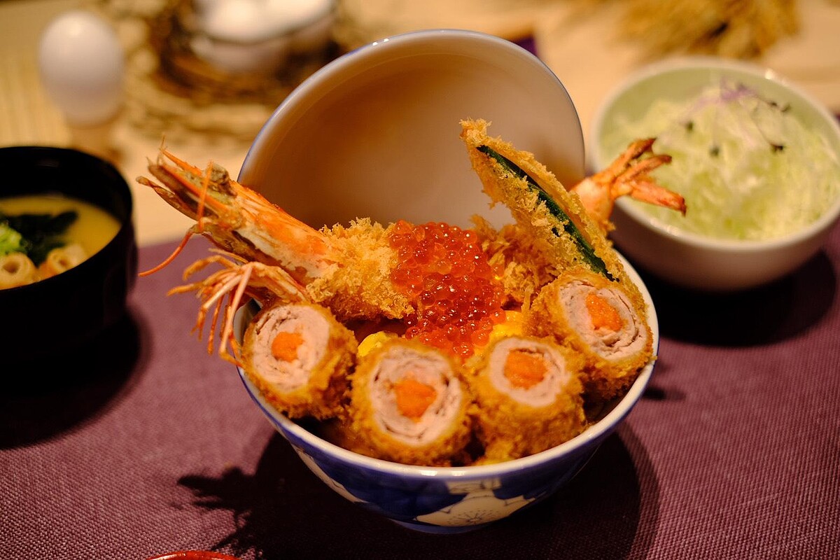 Dream Plaza美食｜かつ丼屋 勝急 在臺『1號店』限定「海之味盛合豬排丼」