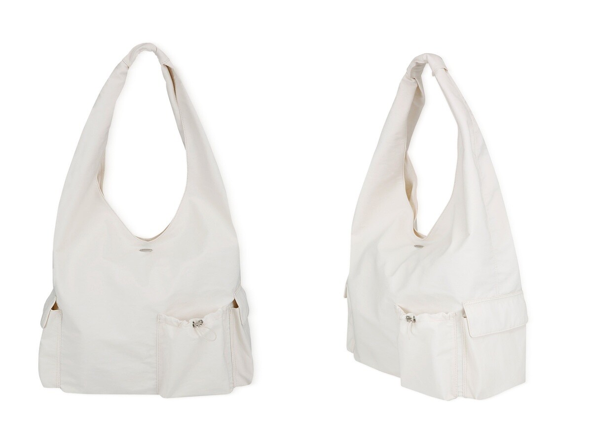 宋慧喬同款&Agrave;vie muah白色登機包細節