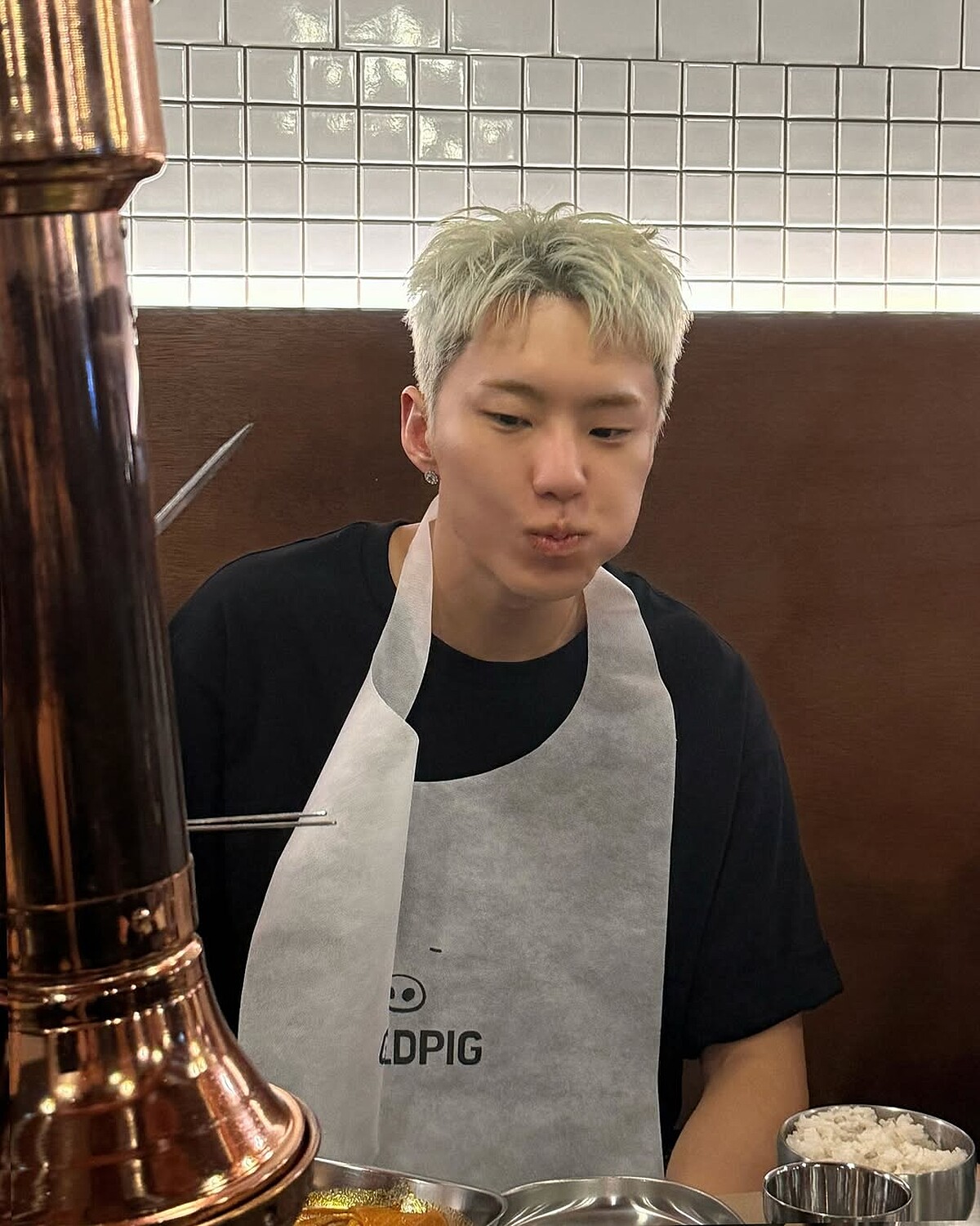 HOSHI與WOOZI在台灣享用燒肉