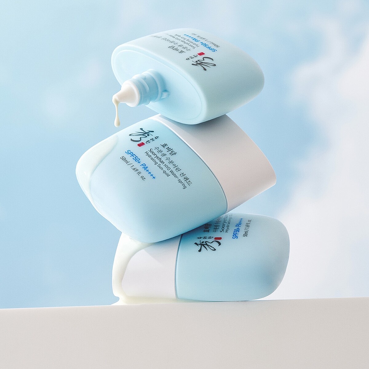 秀雅韓Sooryehan酵活水瞬透防曬水凝乳 EX SPF50+/PA++++50ml，NT980