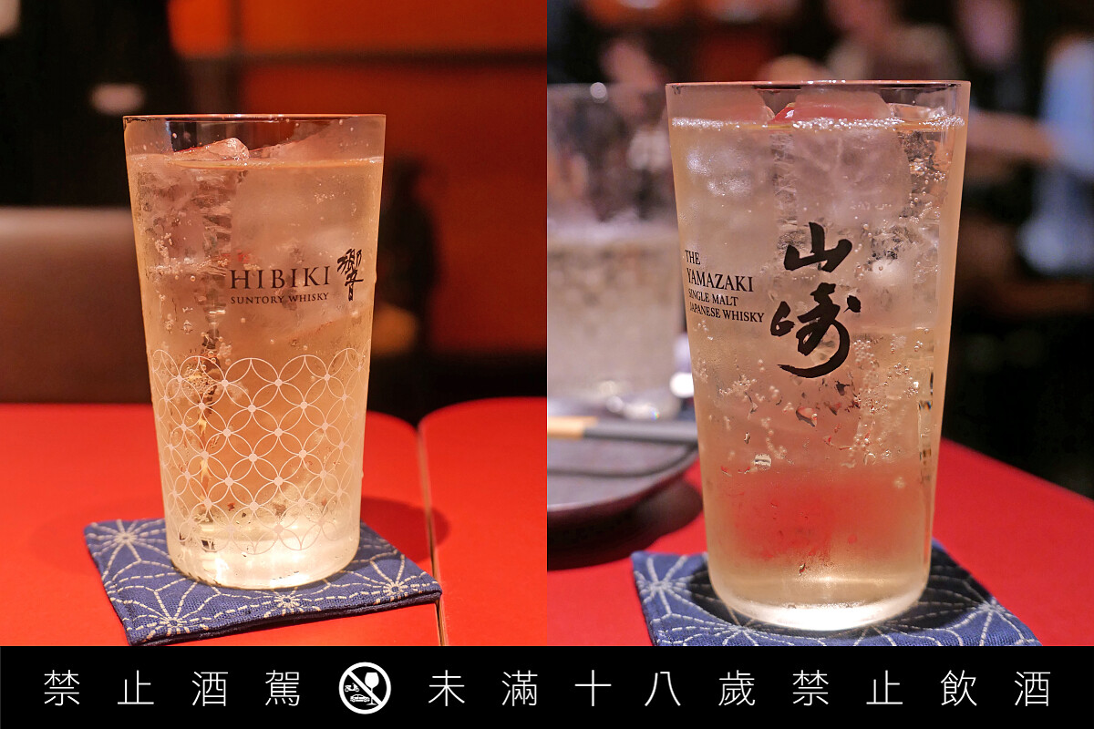 餐廳有「響」、「山崎」、「白州」等知名威士忌製作而成的 Highball。