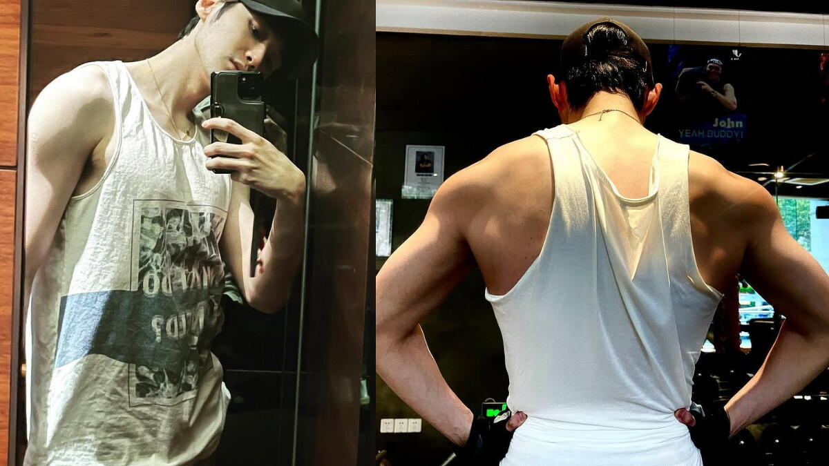 汪鐸為拍攝《晴雅集》勤練身材