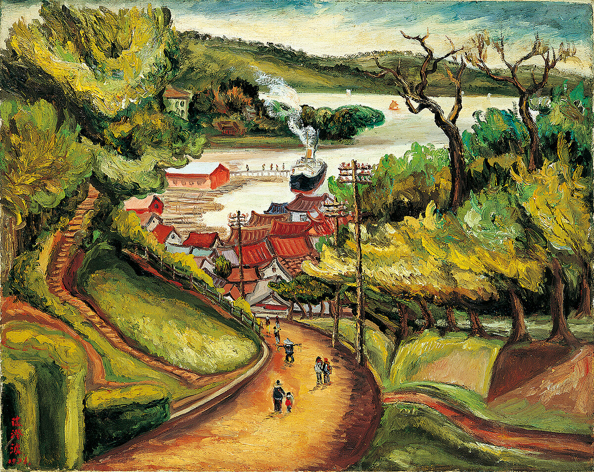 陳澄波｜滿載而歸｜1933｜油彩畫布｜72.5x90.5cm｜尊彩藝術中心提供