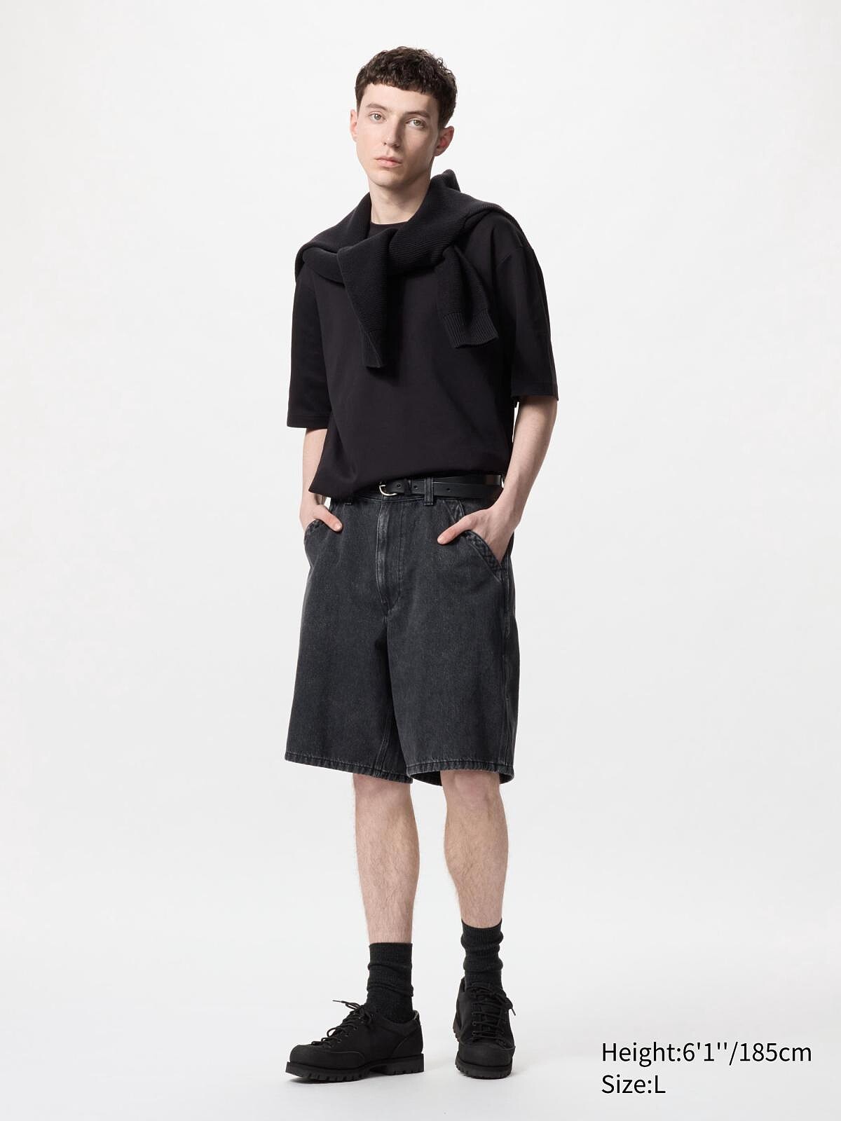 Uniqlo父親節禮物推薦：牛仔工裝短褲