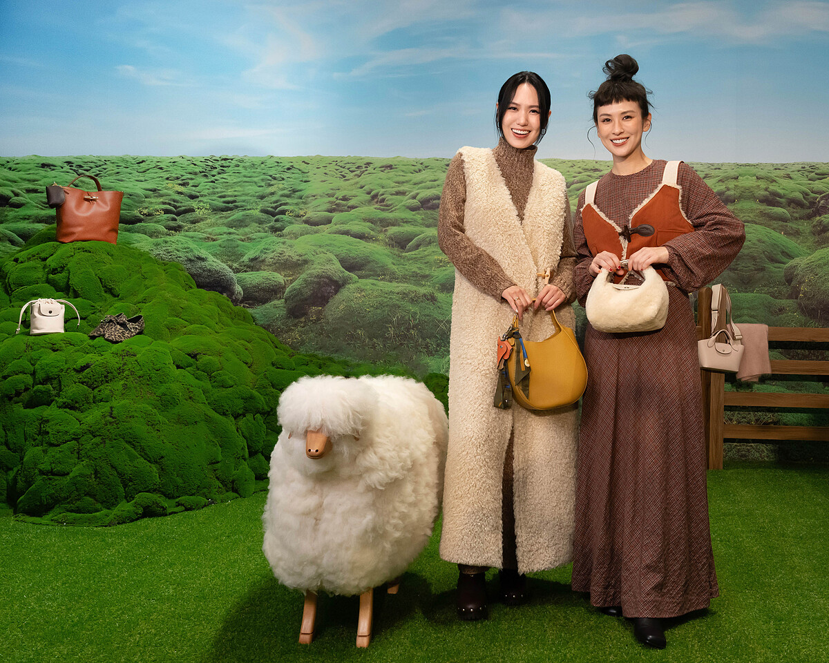 孫盛希與魏如昀出席Longchamp 2025冬季系列發表會