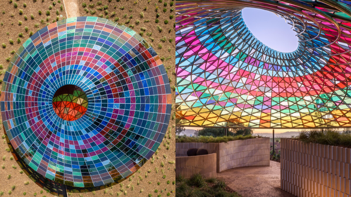 &copy; Vertical Panorama Pavilion at the Donum Estate, 2022, Studio Other Spaces &ndash; Olafur Eliasson and Sebastian Behmann &ndash; Photo: Adam Potts