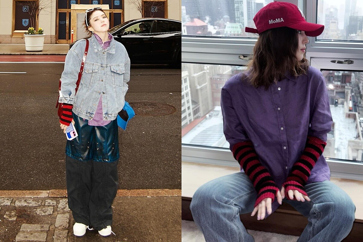 韓韶禧的「Teto女」穿搭風格，以帥氣的寬鬆酷型展現個性