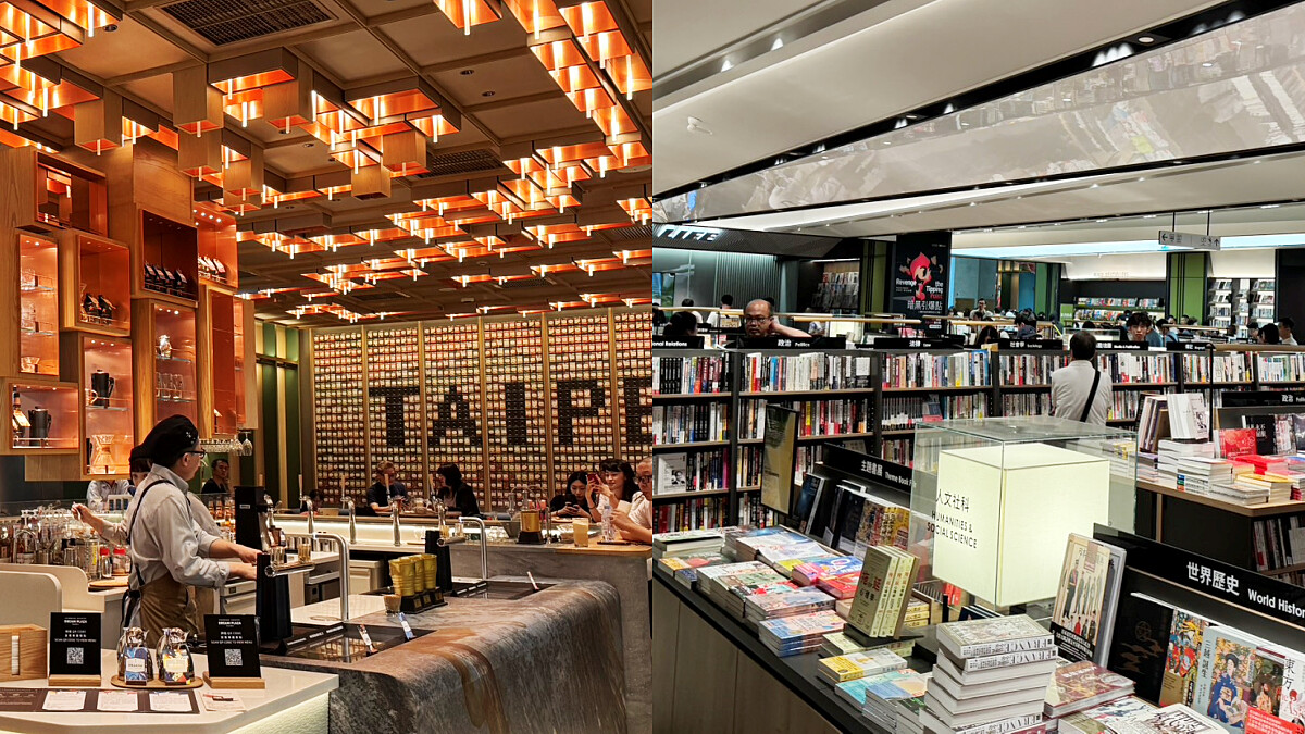 DREAM PLAZA 6樓星巴克、博客來書店實景