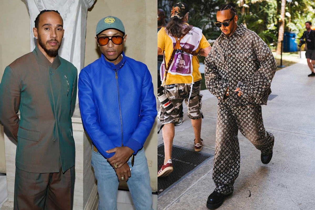 漢米爾頓也與 Louis Vuitton 創意總監菲董（Pharrell Williams）擁有長年友誼。