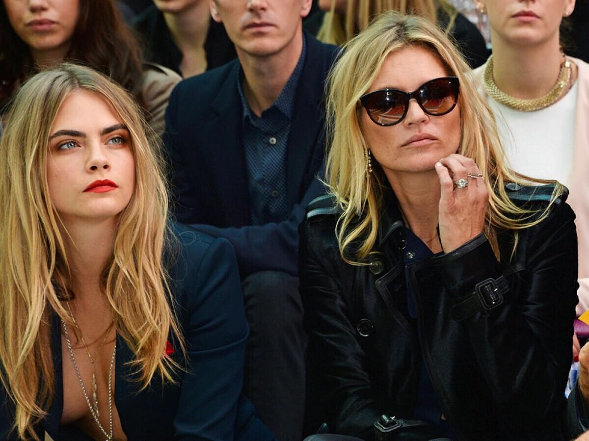 Cara Delevingne and Kate Moss