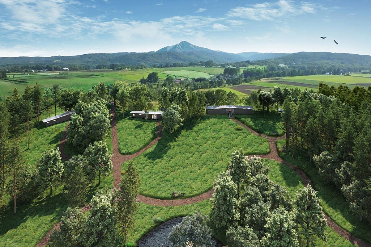 「SONEKA」（ソネカ）整個園區有77,000平方公尺，卻僅興建了四棟 Villa。