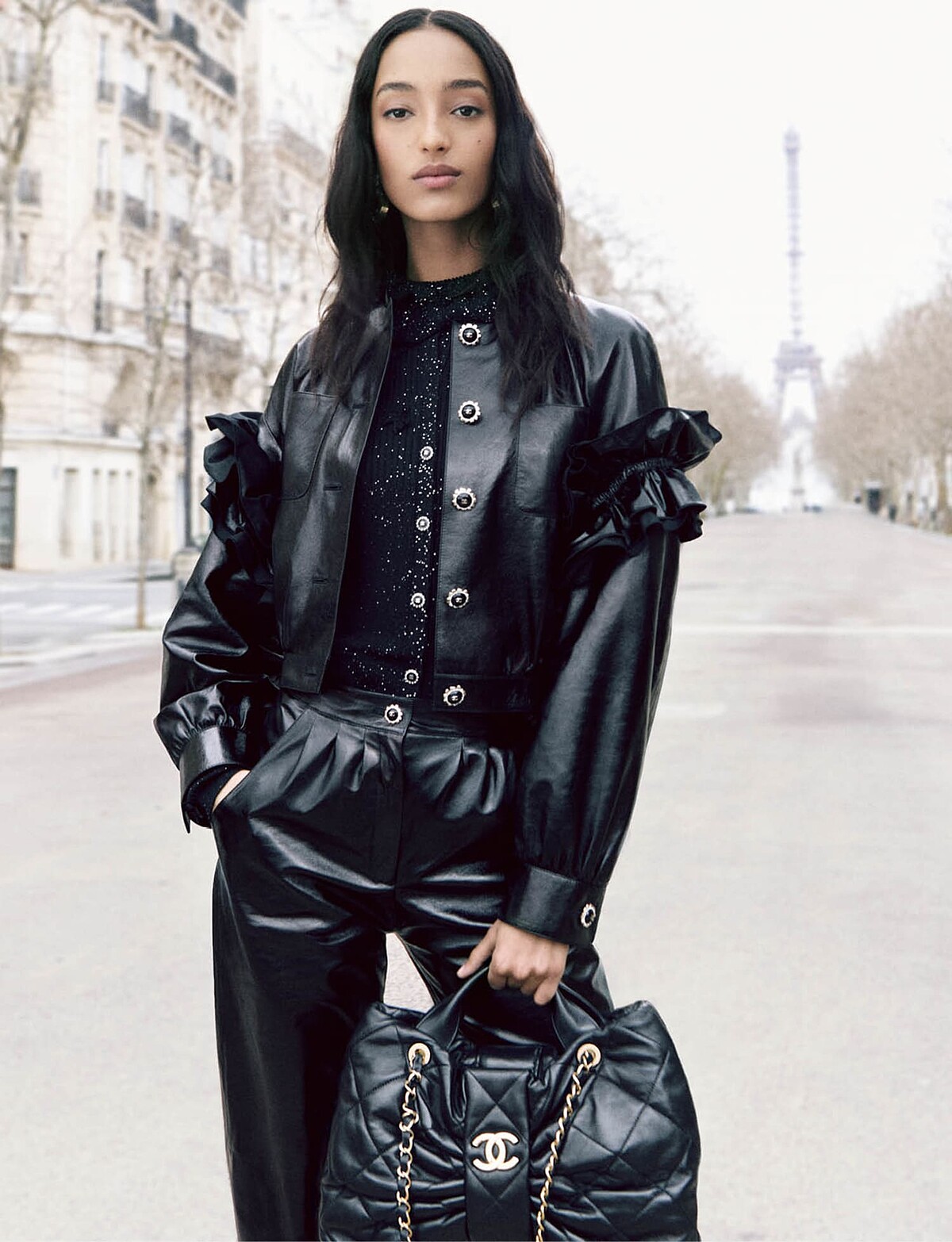 Chanel2025/26 秋冬高級時裝系列形象廣告。