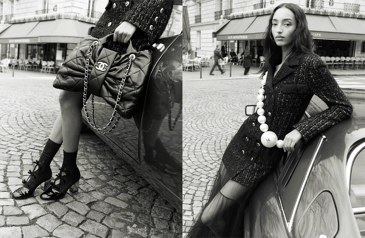 Chanel2025/26 秋冬高級時裝系列形象廣告。
