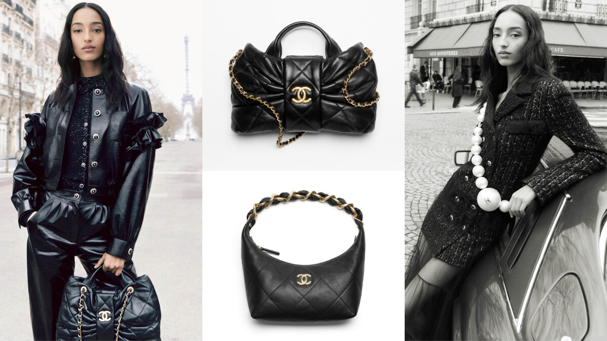 香奈兒2025/26秋冬配件包款哪些值得選購？巨型珍珠斜背包、蝴蝶結包、新款流浪包九月上架