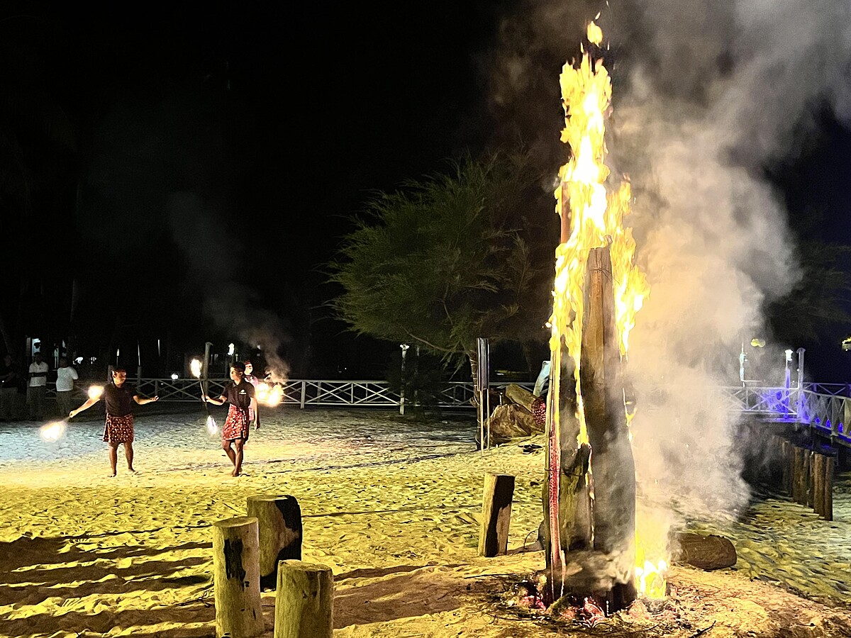 篝火晚會＆吞火表演｜Melody TU 採訪拍攝