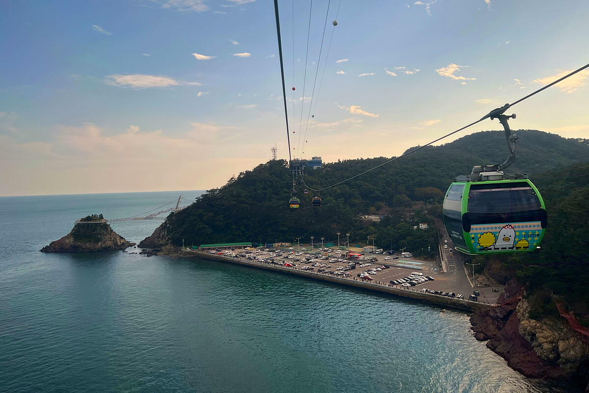 松島海上纜車與透明天空步道（韓國觀光公社提供）